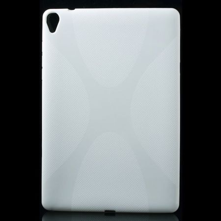 HTC Google Nexus 9 Elastisches Plastik Case X-Shape - weiss