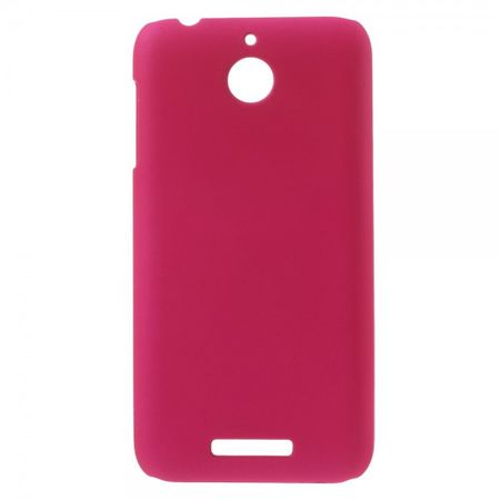 HTC Desire 510 Gummiertes Hart Plastik Case - rosa