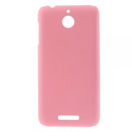 HTC Desire 510 Gummiertes Hart Plastik Case - pink