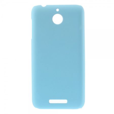 HTC Desire 510 Gummiertes Hart Plastik Case - hellblau