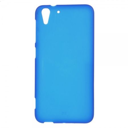 HTC Desire Eye Elastisches, mattes Plastik Case - blau