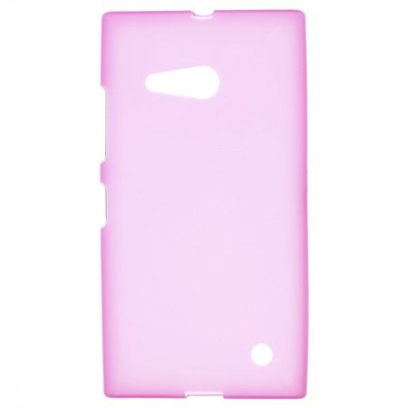 Nokia Lumia 730/730 Dual/735 Elastisches, mattes Plastik Case - rosa