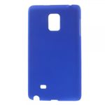 Samsung Galaxy Note Edge Gummiertes Hart Plastik Case - dunkelblau