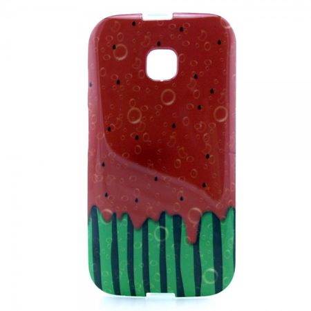 Motorola Moto E Elastisches Plastik Case mit feiner Wassermelone