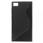 Xiaomi Mi3 Elastisches Plastik Case S-Line - schwarz