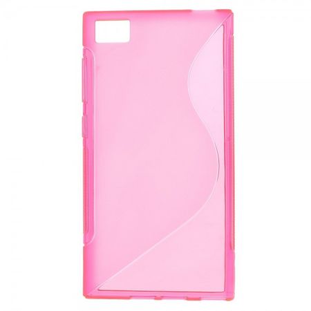 Xiaomi Mi3 Elastisches Plastik Case S-Line - rosa