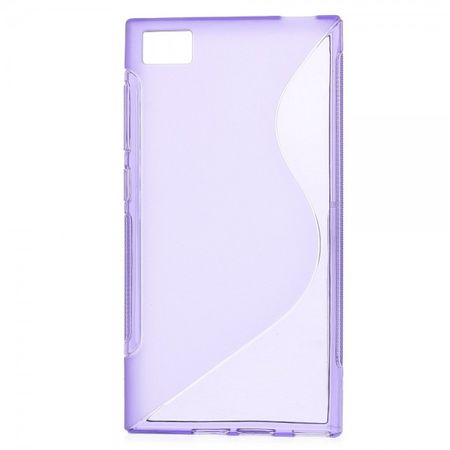 Xiaomi Mi3 Elastisches Plastik Case S-Line - purpur