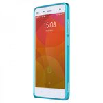 Xiaomi Mi4 Baseus Bumper mit leichtem Glanz und Aluminiumlegierung - blau