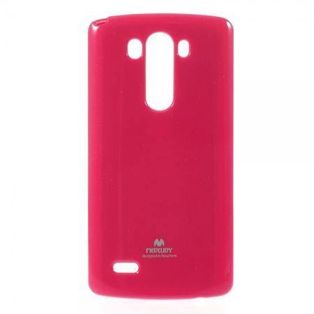 Goospery - LG G3 Handy Hülle - TPU Soft Case - Pearl Jelly Series - pink