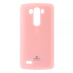 Goospery - LG G3 Handy Hülle - TPU Soft Case - Pearl Jelly Series - rosa