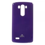 Goospery - LG G3 Handy Hülle - TPU Soft Case - Pearl Jelly Series - purpur
