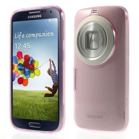 Samsung Galaxy S5 Zoom Ultradünnes, flexibles Plastik Case - rosa