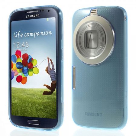 Samsung Galaxy S5 Zoom Ultradünnes, flexibles Plastik Case - dunkelblau