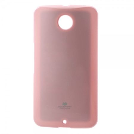 Goospery - Motorola Nexus 6 Handy Hülle - TPU Soft Case - Pearl Jelly Series - rosa