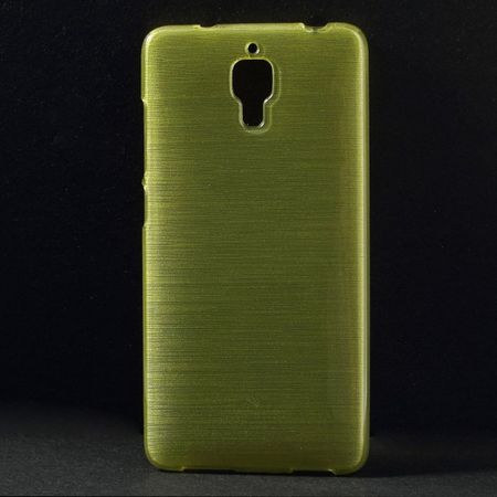 Xiaomi Mi4 Elastisches, gebürstetes Plastik Case - grün