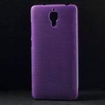 Xiaomi Mi4 Elastisches, gebürstetes Plastik Case - purpur