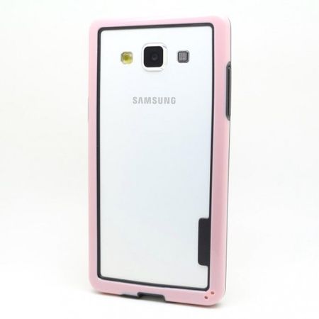 Samsung Galaxy A5 Elastischer Plastik Bumper - pink