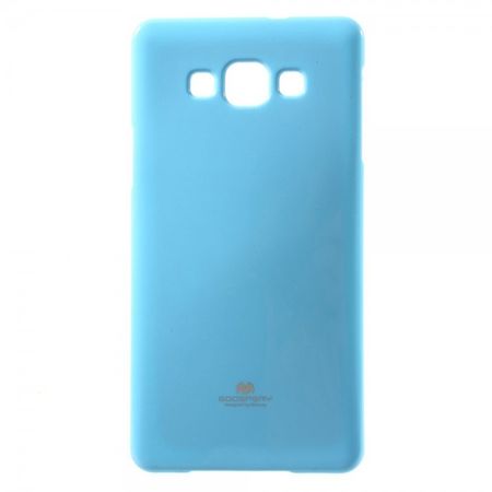 Goospery - Samsung Galaxy A7 (2015) Handy Hülle - TPU Soft Case - Pearl Jelly Series - himmelblau