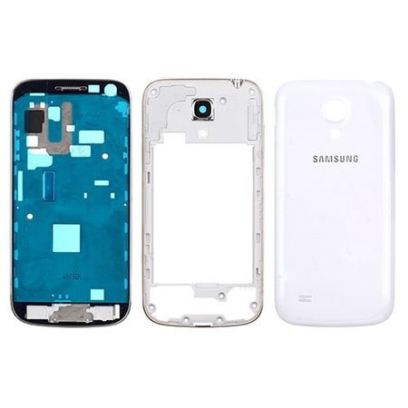 Samsung Galaxy S4 Mini OEM Ersatz Mittelplatte inklusive Backcover - weiss