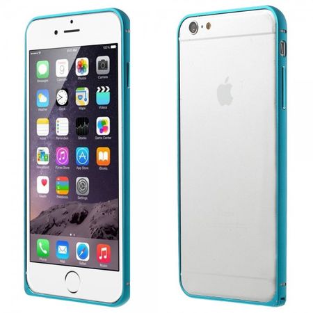 iPhone 6 Plus/6S Plus LOVE MEI Metall Bumper Curved - blau