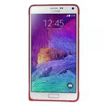 Samsung Galaxy Note 4 LOVE MEI Metall Bumper Curved - rot
