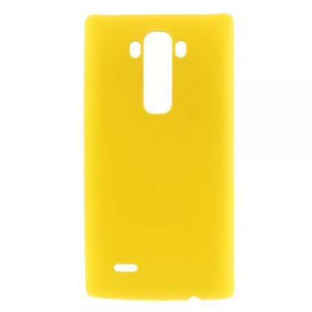 LG G Flex 2 Gummiertes Hart Plastik Case - gelb