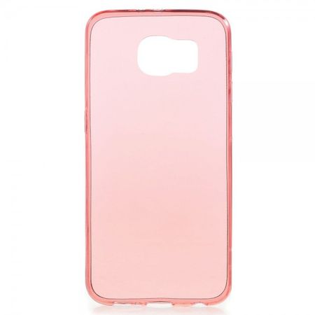 Samsung Galaxy S6 Ultradünnes (0,6mm), elastisches Plastik Case - rot