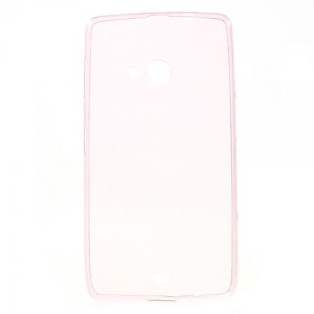 Microsoft Lumia 535/535 Dual Ultradünnes (0,6mm), elastisches Plastik Case - rosa