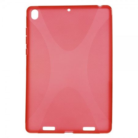 Xiaomi MiPad Rutschfestes, elastisches Plastik Case X-Shape - rot