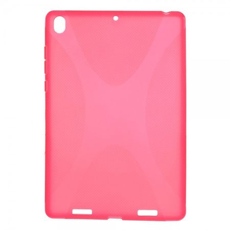 Xiaomi MiPad Rutschfestes, elastisches Plastik Case X-Shape - rosa