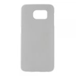 Samsung Galaxy S6 Gummiertes Hart Plastik Case - weiss