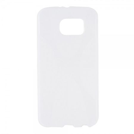 Samsung Galaxy S6 Elastisches Plastik Case X-Shape - weiss