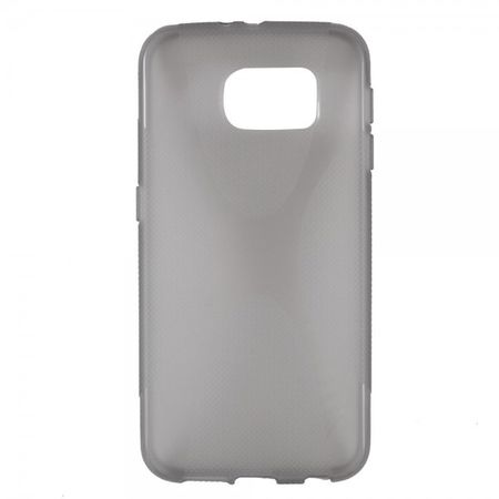 Samsung Galaxy S6 Elastisches Plastik Case X-Shape - grau