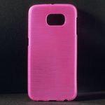 Samsung Galaxy S6 Gebürstetes, elastisches Plastik Case - rosa