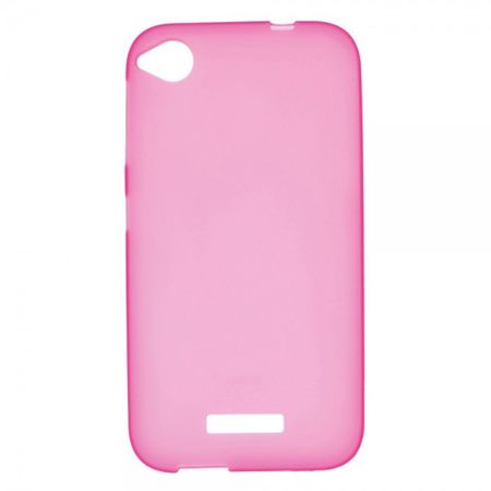 HTC Desire 320 Elastisches, mattes Plastik Case - rosa