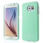 Goospery - Samsung Galaxy S6 Handy Hülle - TPU Soft Case - Pearl Jelly Series - mint