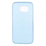 Galaxy S6 Edge Ultradünnes (0.6mm), elastisches Plastik Case - blau