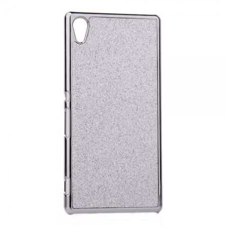 Sony Xperia Z4 Glitzerndes Hart Plastik Case - silber