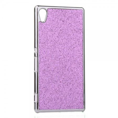 Sony Xperia Z4 Glitzerndes Hart Plastik Case - purpur