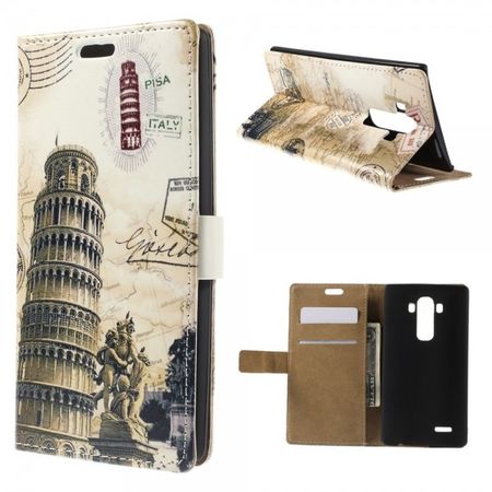 LG G4 Leder Case mit Schiefem Turm von Pisa