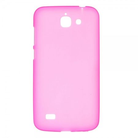 Huawei Ascend G730 Elastisches, mattes Plastik Case - rosa