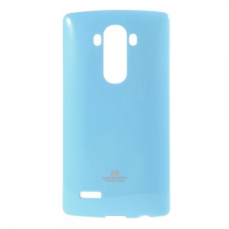 Goospery - LG G4 Handy Hülle - TPU Soft Case - Pearl Jelly Series - himmelblau