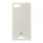 Goospery - Sony Xperia E3/E3 Dual Handy Hülle - TPU Soft Case - Pearl Jelly Series - weiss