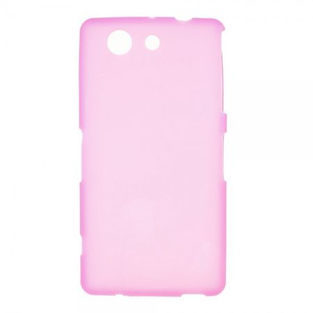 Sony Xperia Z4 Compact Elastisches, mattes Plastik Case - rosa