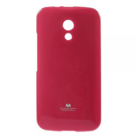 Goospery - Motorola Moto G (2nd Gen) Handy Hülle - TPU Soft Case - Pearl Jelly Series - pink