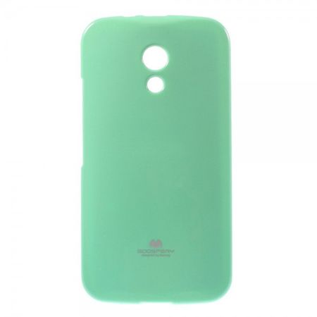 Goospery - Motorola Moto G (2nd Gen) Handy Hülle - TPU Soft Case - Pearl Jelly Series - mint