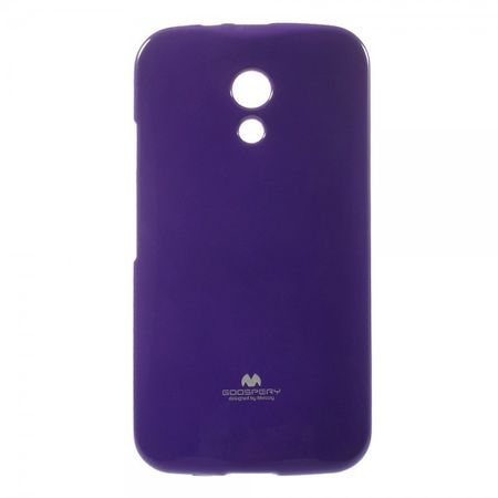 Goospery - Motorola Moto G (2nd Gen) Handy Hülle - TPU Soft Case - Pearl Jelly Series - purpur