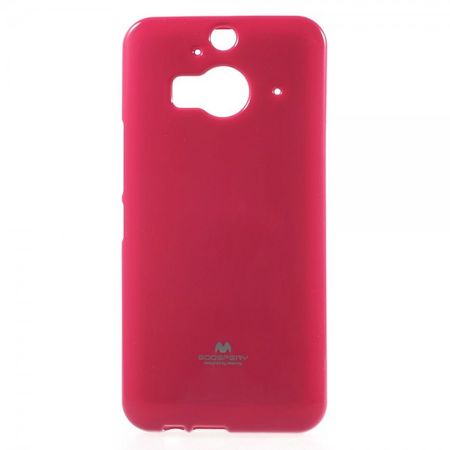 Goospery - HTC One M9 Plus Handy Hülle - TPU Soft Case - Pearl Jelly Series - pink