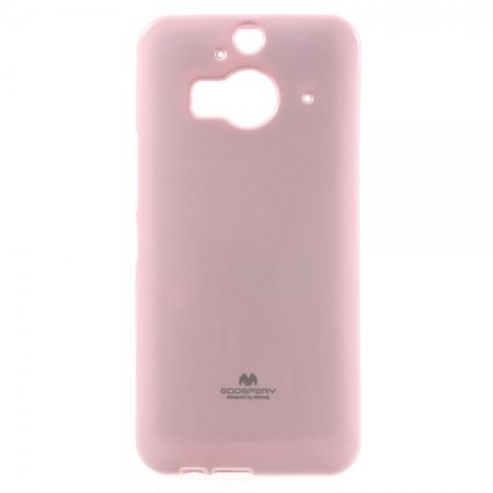 Goospery - HTC One M9 Plus Handy Hülle - TPU Soft Case - Pearl Jelly Series - rosa