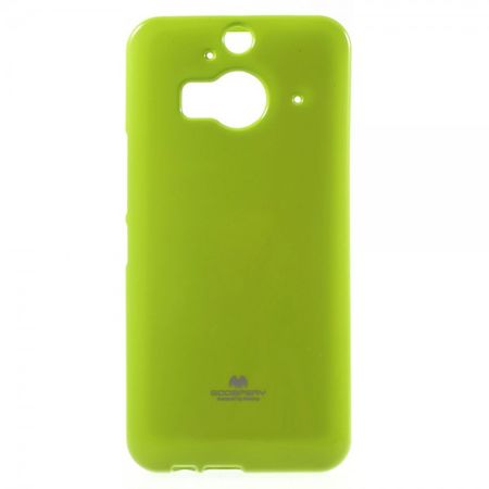 Goospery - HTC One M9 Plus Handy Hülle - TPU Soft Case - Pearl Jelly Series - lime